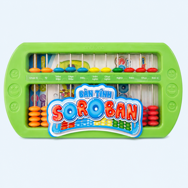 Bàn tính Soroban Antona giúp bé làm quen với các con số và phép tính cơ bản thông qua phương pháp học trực quan. Sản phẩm hỗ trợ phát triển tư duy toán học, khả năng ghi nhớ và kỹ năng tính nhẩm hiệu quả ngay từ nhỏ.