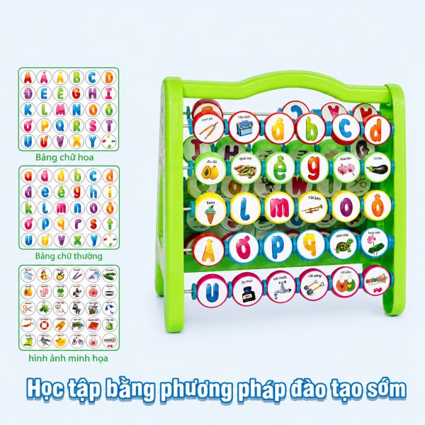 Với thiết kế xoay lật trực quan, Bảng đa năng học chữ Antona mang đến trải nghiệm học tập thú vị, giúp bé vừa vui chơi vừa tiếp thu kiến thức hiệu quả.