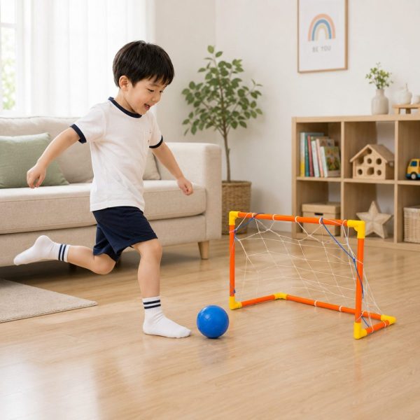 Khung thành bóng đá Antona với thiết kế màu sắc nổi bật, dễ dàng lắp ghép và di chuyển, là món quà lý tưởng giúp bé yêu thích vận động và khám phá môn thể thao vua.