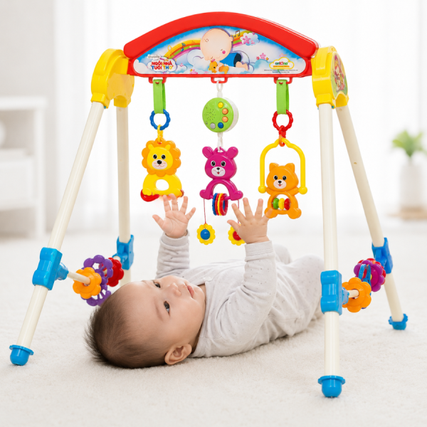 Kệ Chữ A Antona màu hồng là món quà lý tưởng dành cho bé yêu, giúp tăng cường khả năng cầm nắm, khám phá và phát triển vận động sớm.
