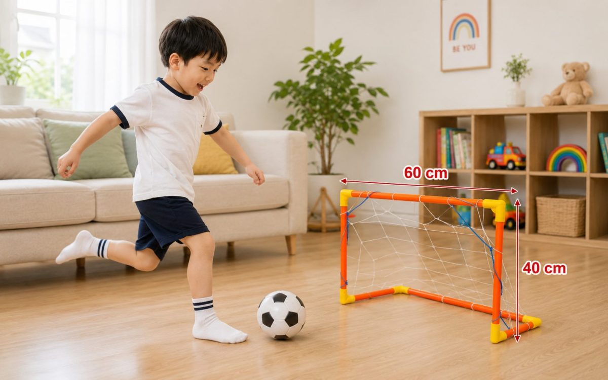 Đồ chơi STEM - STEAM Antona - Khung Thành Bóng Đá giúp trẻ phát triển thể chất, tăng khả năng phản xạ, phối hợp tay – chân và rèn luyện kỹ năng vận động.