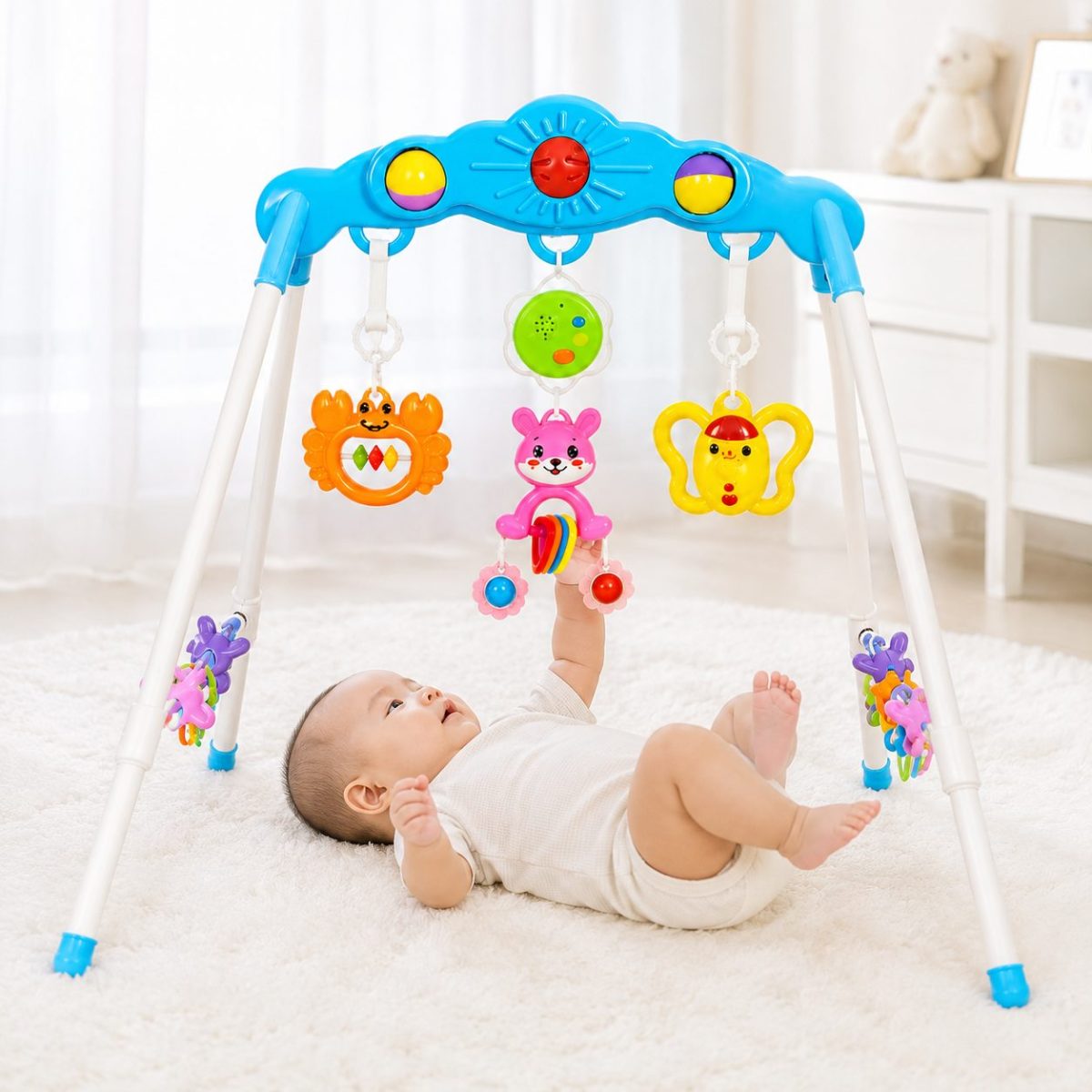 Kệ chữ A Antona - Mặt Trời Của Bé Phiên Bản Âm Thanh 5 Kệ chữ A Antona – Mặt Trời Của Bé là lựa chọn lý tưởng cho ba mẹ tìm kiếm đồ chơi phát triển toàn diện, chất lượng cao, an toàn và bền đẹp cho bé yêu.