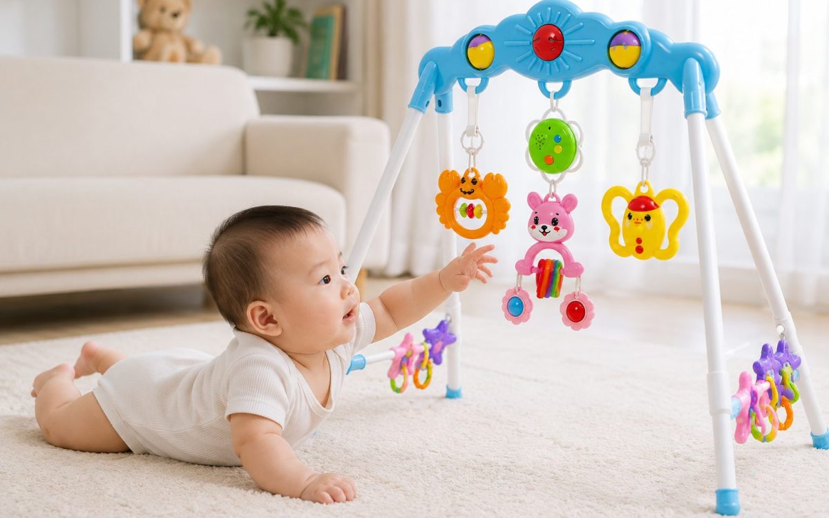 Kệ chữ A Antona – Mặt Trời Của Bé là đồ chơi sơ sinh giúp bé luyện cầm nắm, phối hợp tay mắt, kích thích giác quan và tăng hứng thú khám phá mỗi ngày.