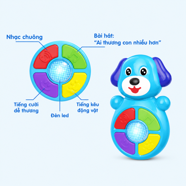 Đồ chơi điện thoại trẻ em Antona sử dụng nhựa nguyên sinh an toàn, màu sắc tươi sáng, âm thanh vui nhộn giúp bé khám phá thế giới qua từng lần chạm.