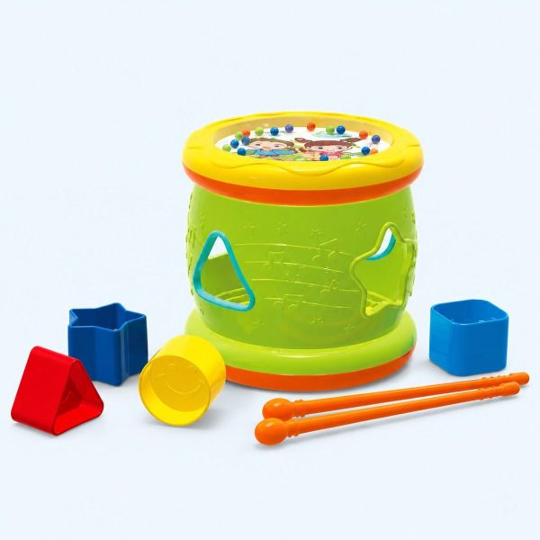 Đồ chơi trống thả hình Antona được làm từ 100% nhựa nguyên sinh an toàn, tích hợp 5 cách chơi thú vị, mang đến trải nghiệm học mà chơi đầy hứng khởi cho bé.