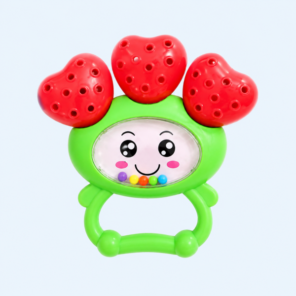 Đồ chơi sơ sinh Antona Baby Fruits giúp bé phát triển khả năng nghe, nhìn và cảm nhận thông qua những hạt bi nhiều màu bên trong. Thiết kế bo tròn, tay cầm chắc chắn, trọng lượng nhẹ giúp bé dễ dàng cầm lắc mà không gây mỏi tay. Đây là món đồ chơi giáo dục sớm được nhiều phụ huynh lựa chọn.