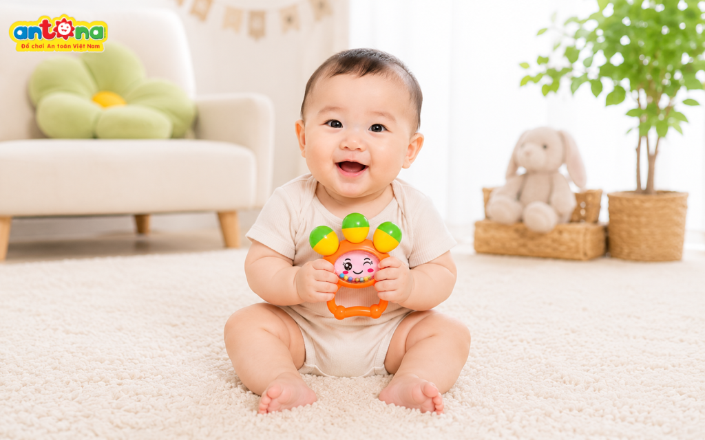 Xúc xắc trẻ em Antona Baby Fruits được làm từ nhựa nguyên sinh an toàn, thiết kế ngộ nghĩnh với nhiều màu sắc bắt mắt, hỗ trợ phát triển giác quan, vận động tinh và khả năng phản xạ tự nhiên của bé trong những năm tháng đầu đời.