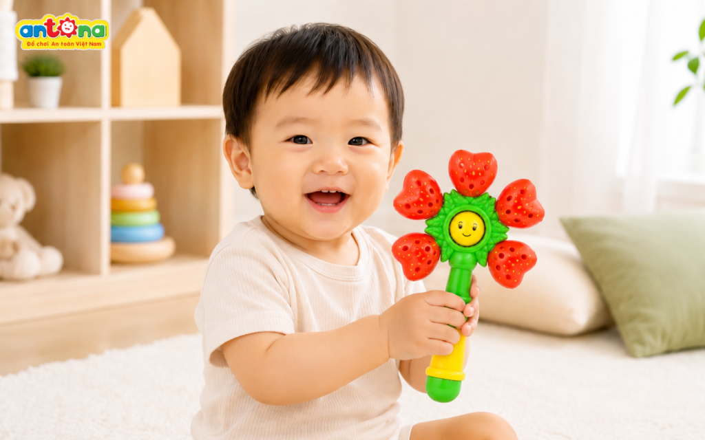 Xúc xắc trẻ em Antona - Xúc xắc trái cây không chỉ là món đồ chơi giải trí mà còn là công cụ hỗ trợ giáo dục sớm, giúp bé phát triển khả năng quan sát, cảm nhận âm thanh, nhận biết màu sắc và tăng cường vận động tinh mỗi ngày.