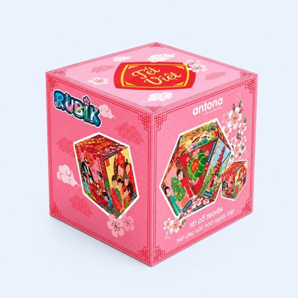 Những hình ảnh Tết xưa được tái hiện sinh động trên Bộ Sưu Tập Rubik Tết Việt Antona, giúp trẻ và gia đình cùng ôn lại những nét đẹp văn hóa đang dần mai một.