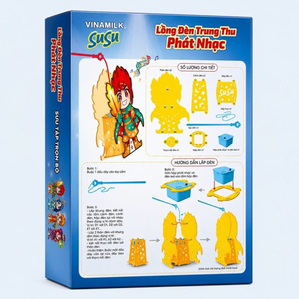 Đèn lồng phát nhạc Antona được thiết kế từ chất liệu an toàn, dễ lắp ráp, phát nhạc sinh động, phù hợp làm quà tặng doanh nghiệp, chương trình khuyến mại và sự kiện dành cho trẻ em.