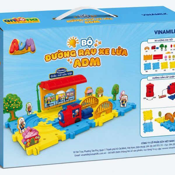 Quà tặng doanh nghiệp Bộ Đường Ray Xe Lửa Antona từng được hợp tác sản xuất cùng Vinamilk, khẳng định năng lực OEM, ODM và chất lượng sản phẩm đáp ứng các thương hiệu lớn.