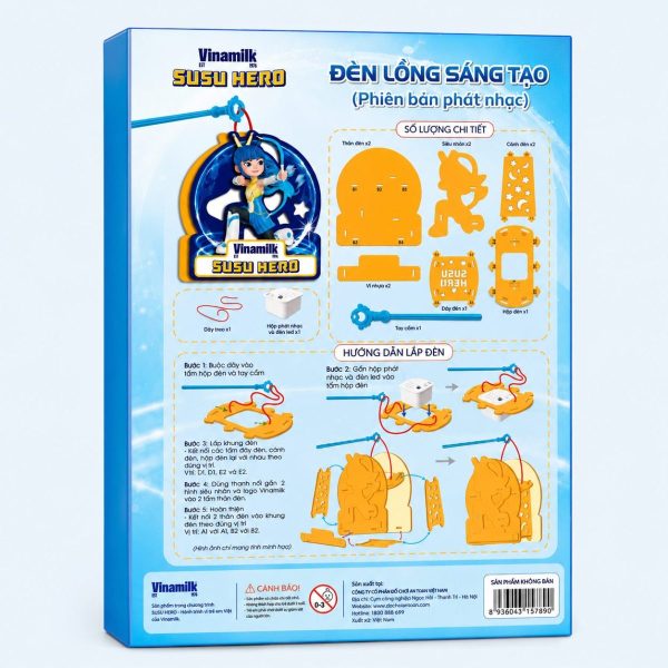 Bộ quà tặng đèn lồng sáng tạo Antona giúp trẻ rèn luyện khả năng lắp ráp, phát triển tư duy logic, sự khéo léo và óc sáng tạo thông qua những hoạt động vui chơi bổ ích.