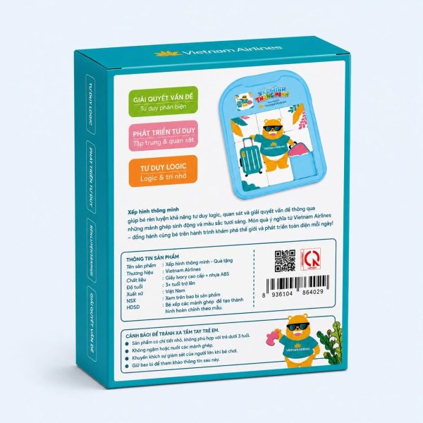 Bộ Xếp Hình Thông Minh Antona giúp bé rèn luyện tư duy logic, khả năng quan sát và kỹ năng giải quyết vấn đề thông qua trò chơi xếp hình sáng tạo, an toàn cho trẻ nhỏ.