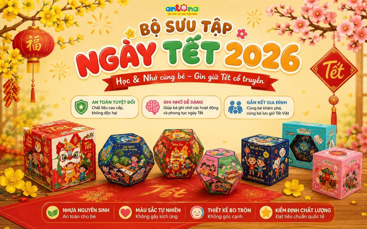 Khám phá Bộ sưu tập Antona với nhiều dòng đồ chơi độc đáo như Rubik, đèn lồng, trò chơi trí tuệ và sản phẩm giáo dục theo mùa. Mỗi sản phẩm đều được Antona thiết kế tỉ mỉ, an toàn và phù hợp với trẻ em Việt Nam.