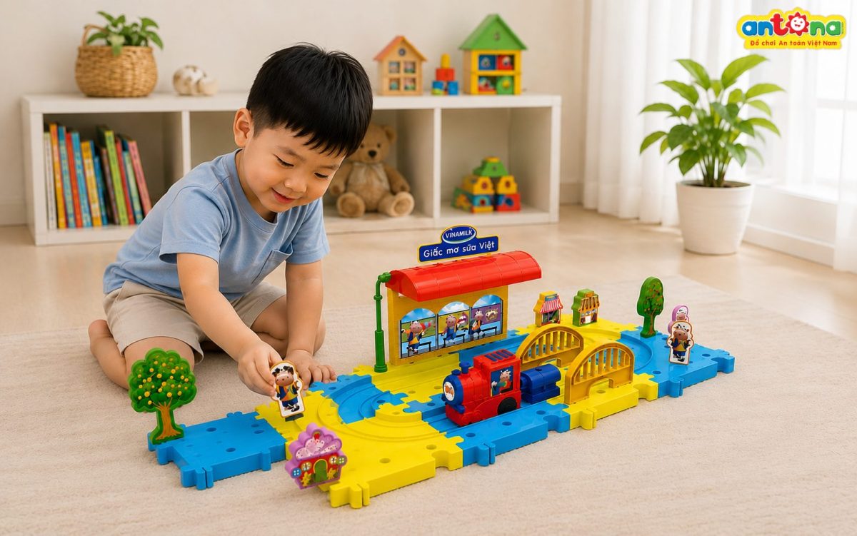 Antona nhận thiết kế và sản xuất quà tặng doanh nghiệp với Bộ Đường Ray Xe Lửa theo yêu cầu, phù hợp cho chương trình khách hàng thân thiết, sự kiện, CSR và các chiến dịch marketing thương hiệu.