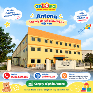 Antona là nhà cung cấp đồ chơi trẻ em tại Việt Nam, sở hữu năng lực sản xuất và cung ứng đa dạng sản phẩm, phục vụ đại lý, nhà phân phối, cửa hàng đồ chơi, nhà sách và hệ thống Mẹ & Bé trên toàn quốc.