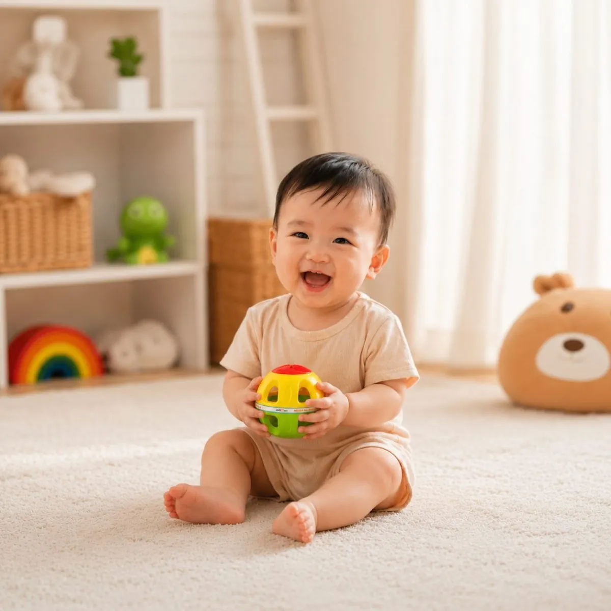 Đồ chơi Bóng Trẻ Em Antona có thiết kế bo tròn an toàn, chất liệu bền đẹp, phù hợp cho bé vui chơi tại nhà, trường mầm non hoặc làm quà tặng cho bé yêu.