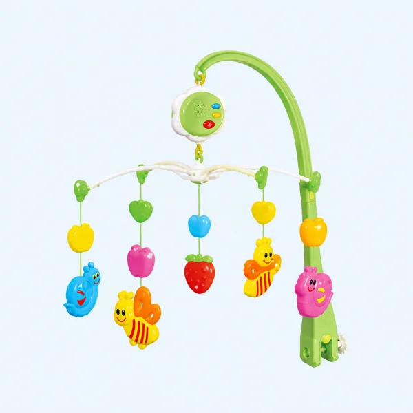 Kệ Treo Nôi Antona - Khu Vườn Của Bé với thiết kế treo trực tiếp lên thành nôi, đồ chơi xoay phát nhạc giúp bé phát triển thị giác và khả năng quan sát.