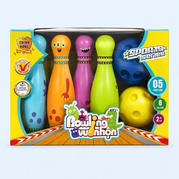Cận cảnh bộ ky Bowling Antona với thiết kế nhân vật ngộ nghĩnh, màu sắc tươi sáng, kích thích thị giác và tạo hứng thú vui chơi. Đồ chơi an toàn giúp bé phát triển khả năng vận động toàn diện.